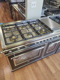 Bertazzoni stove open box with brass burners