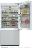 Miele openbox refrigerator built-in bottom freezer